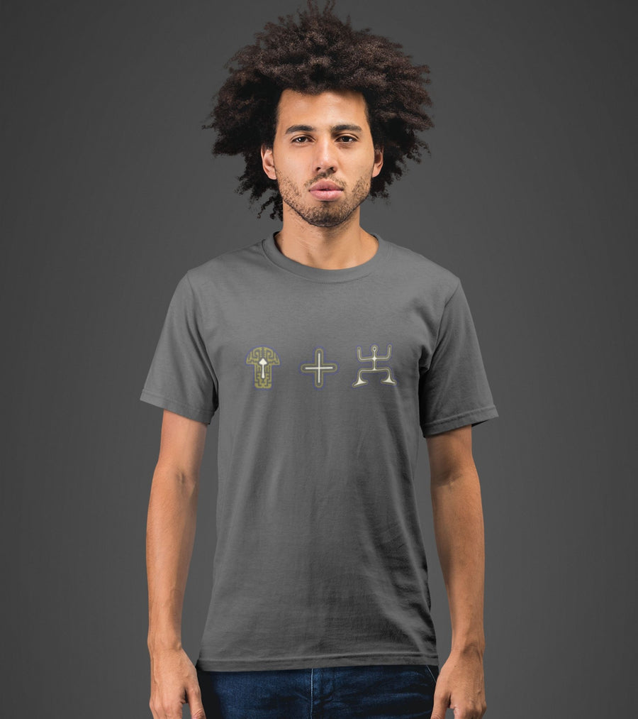 Mushroom Plus Party T-Shirt Choice of Colors — Image 2 by Symbolika