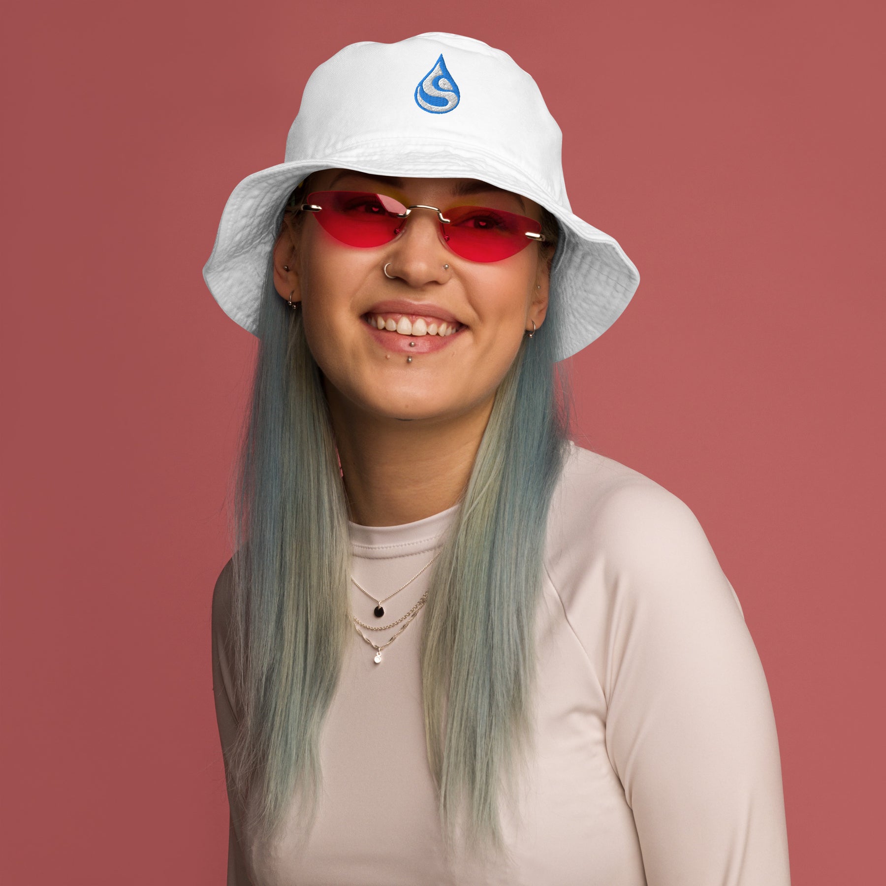 Drop Organic bucket hat - symbolika