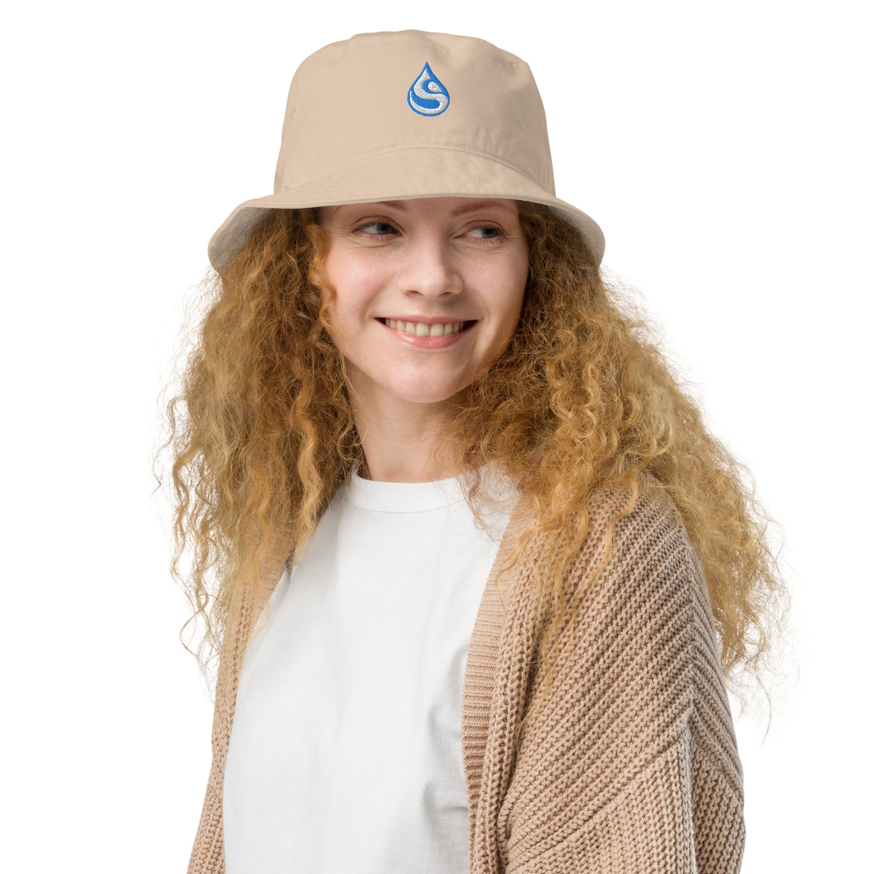 Drop Organic bucket hat - symbolika
