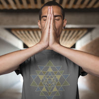 Shri Yantra Men T-Shirt - Made to order - Choice of Colours