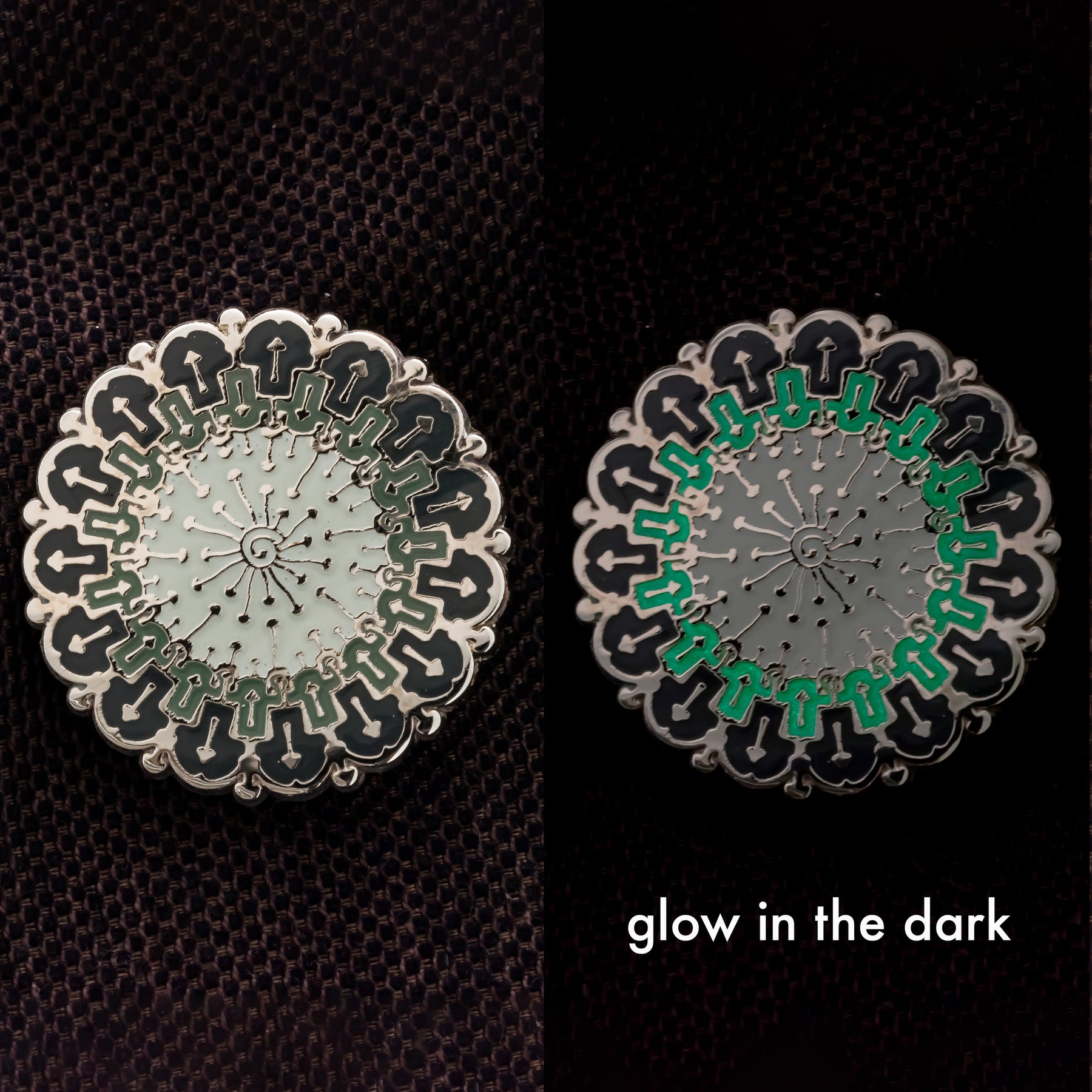 Shrooms Hora Lapel Pin - symbolika