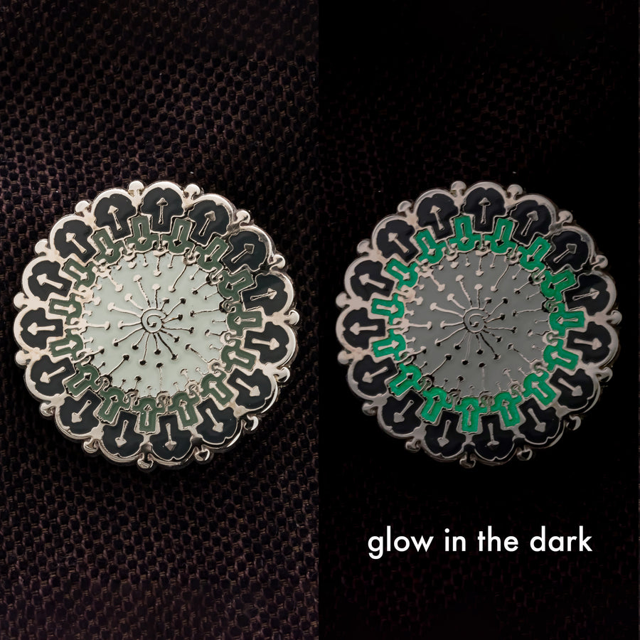 Shrooms Hora Lapel Pin - symbolika