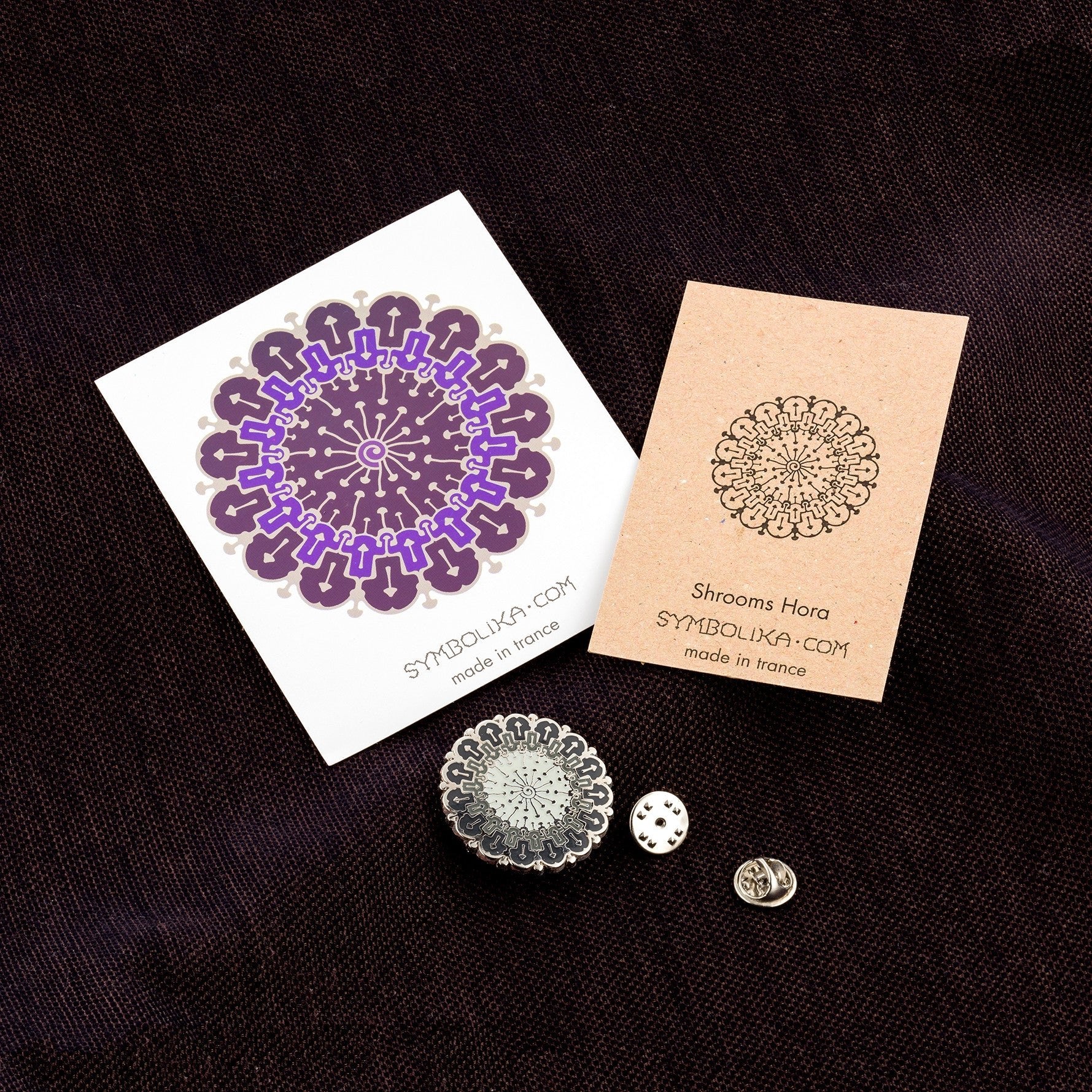 Shrooms Hora Lapel Pin - symbolika