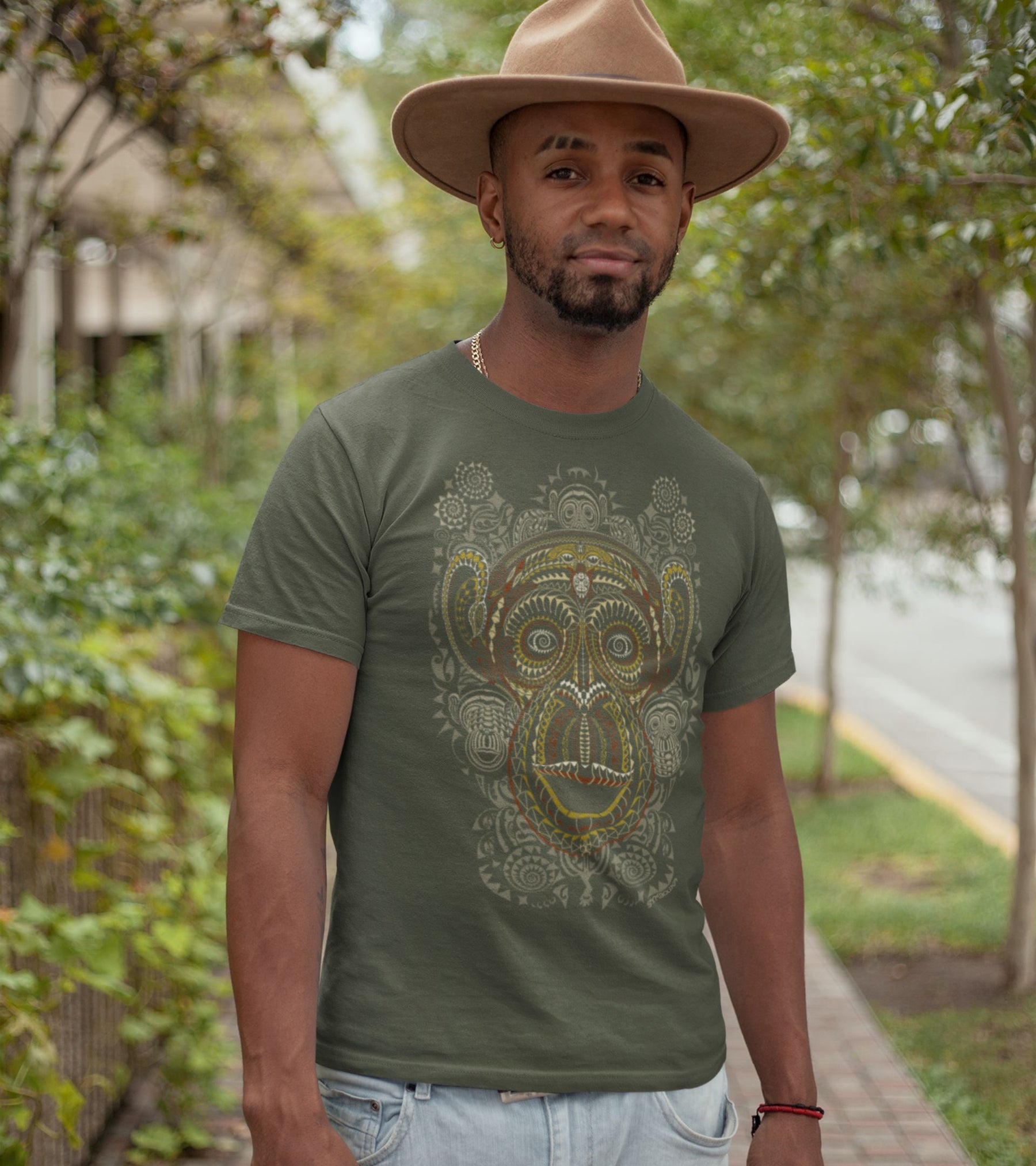 Ta Wise Monkey T-Shirt Choice of Colors — Image 5 by Symbolika