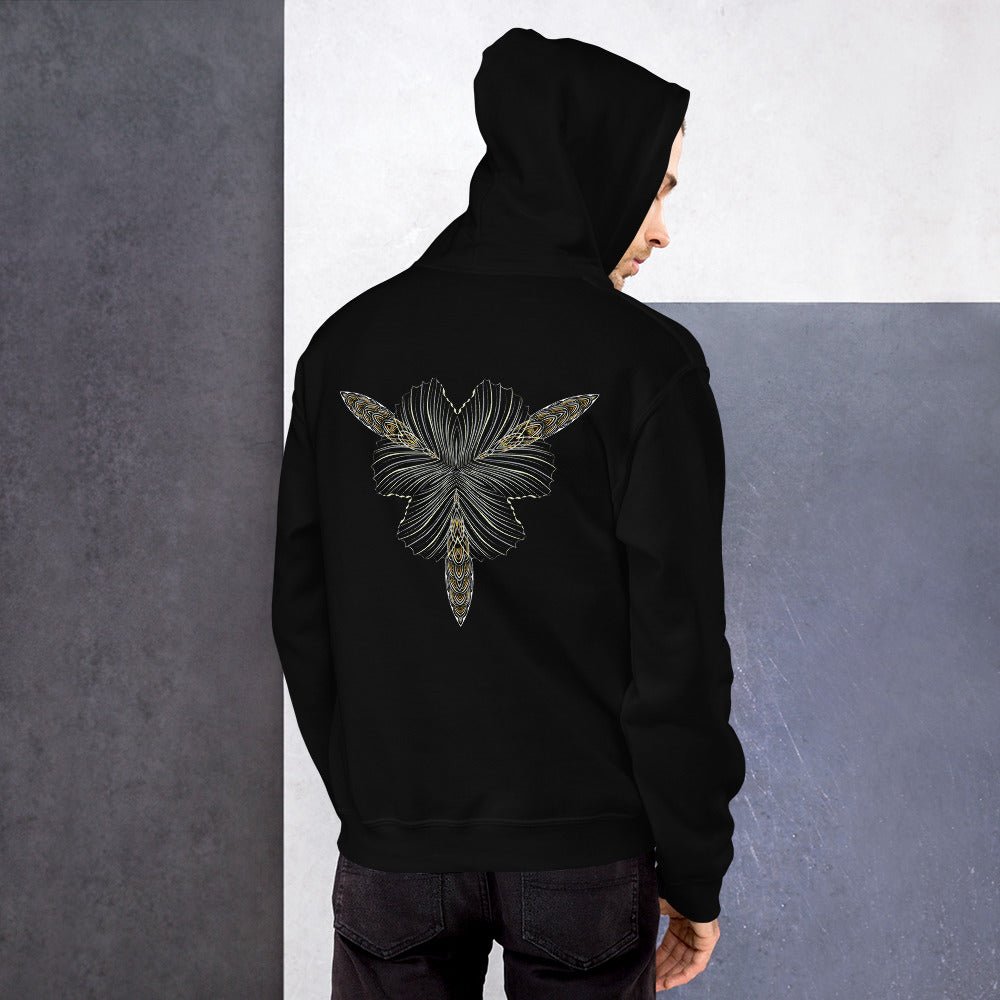 Dragonfly Mandala Shrooms Hoodie Choice of Colors — Image 4 by Symbolika