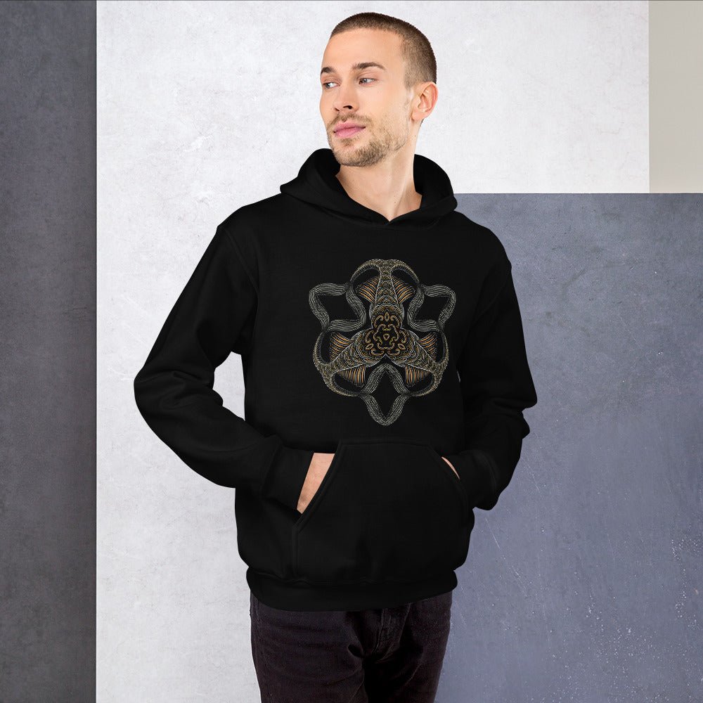 Coiled Mandala Hoodie Choice of Colors — Image 2 by Symbolika