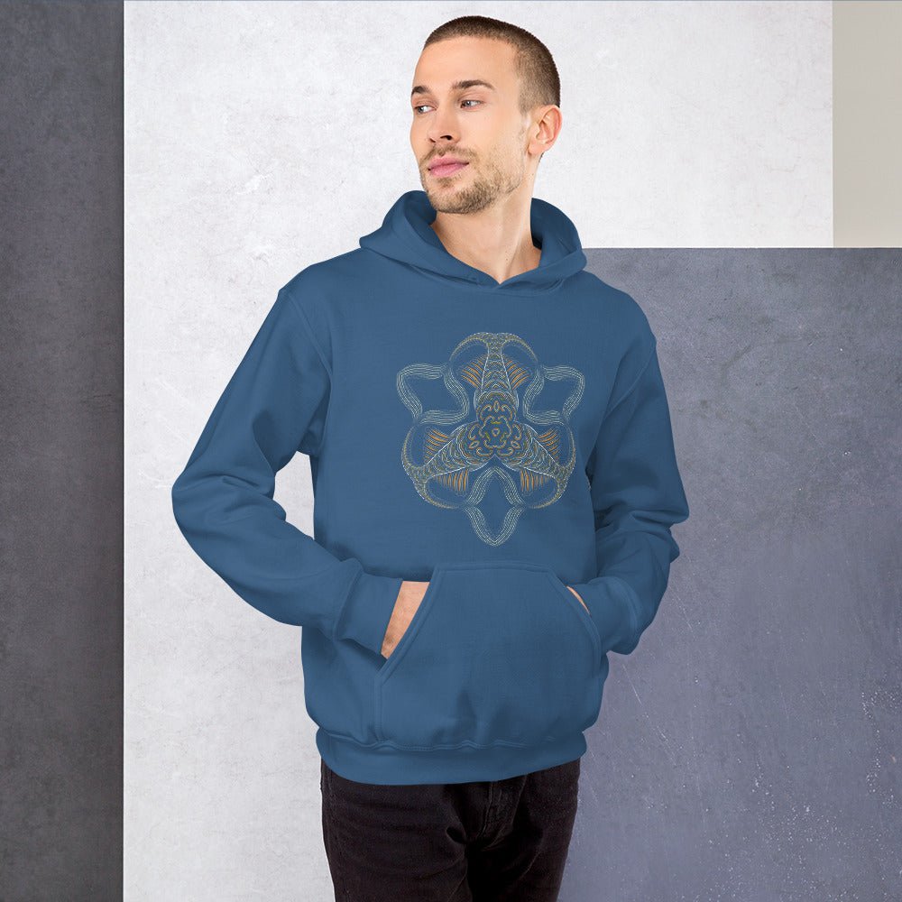 Coiled Mandala Hoodie Choice of Colors — Image 4 by Symbolika
