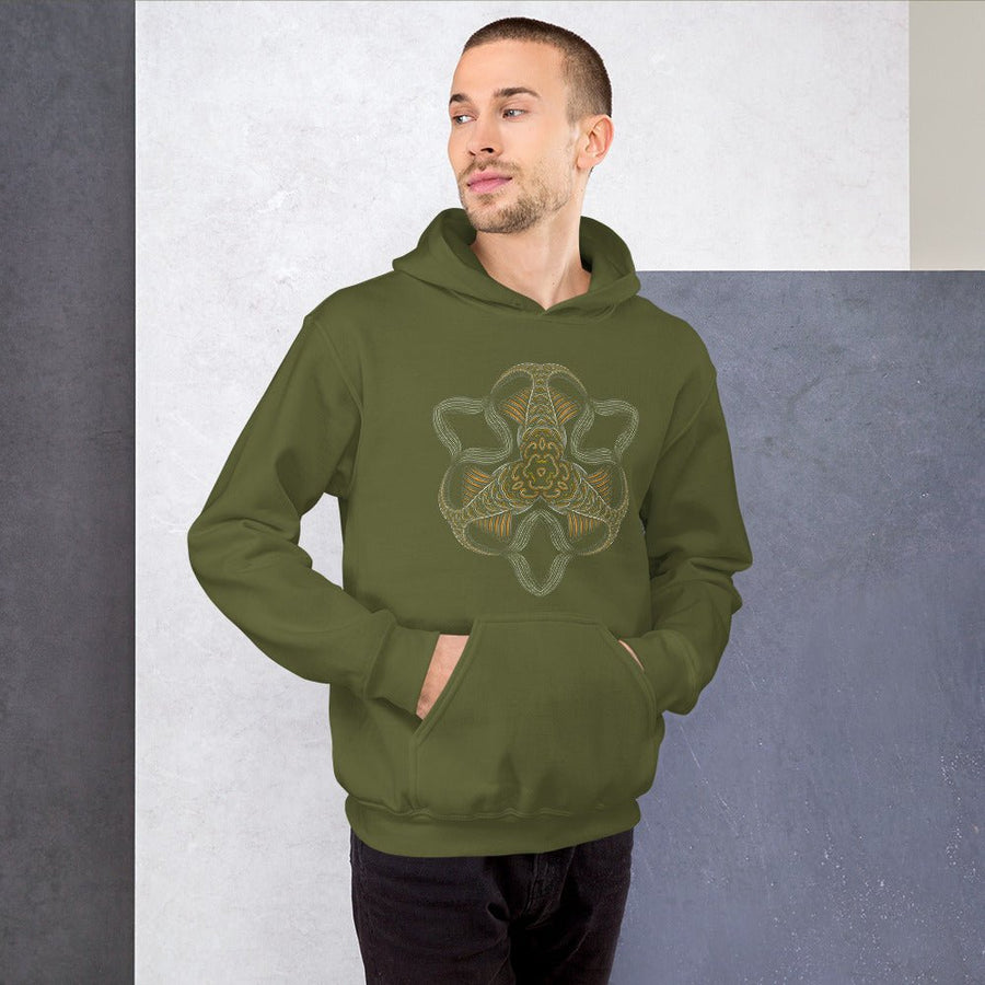 Coiled Mandala Hoodie Choice of Colors — Image 5 by Symbolika