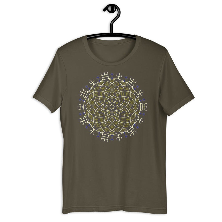Vortex Cross Short - Sleeve Women T-Shirt - Colors - Made to order - symbolika