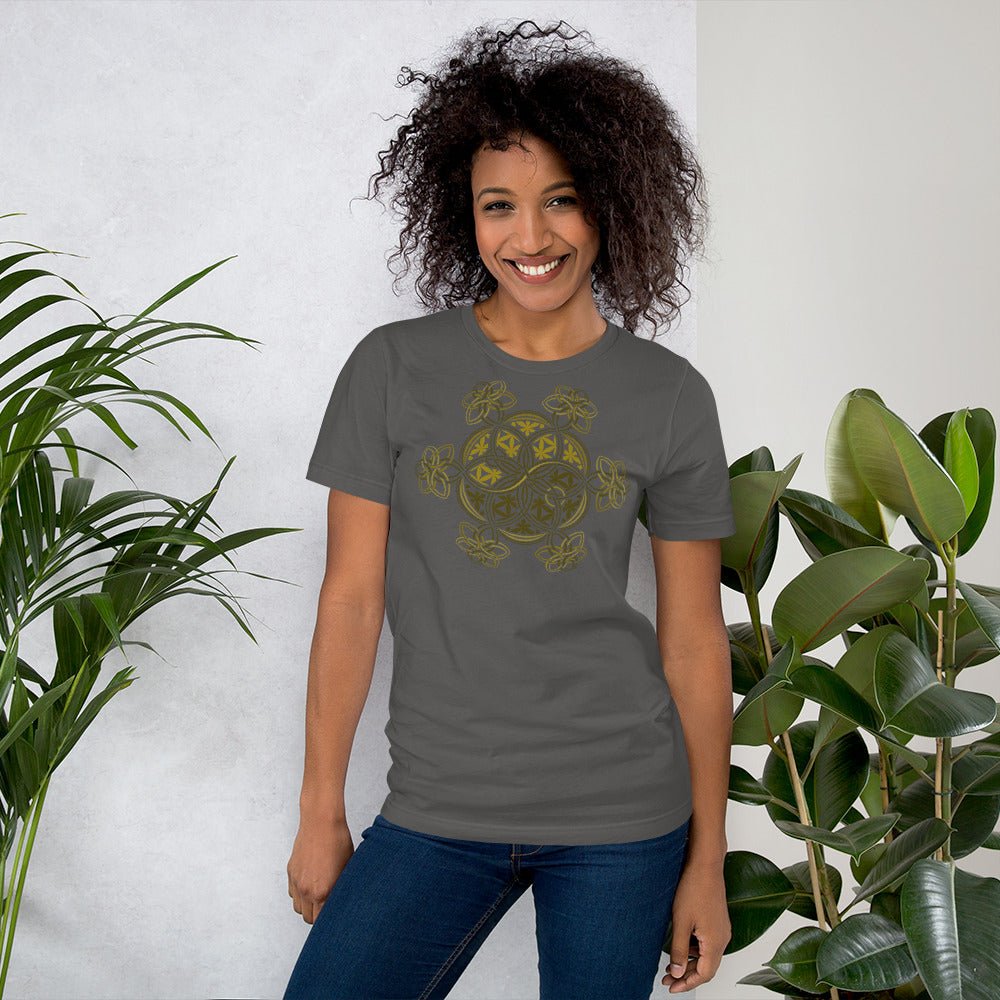 Flower Of Life - YinYang - Short - Sleeve Women T-Shirt - Colors - Made to order - symbolika