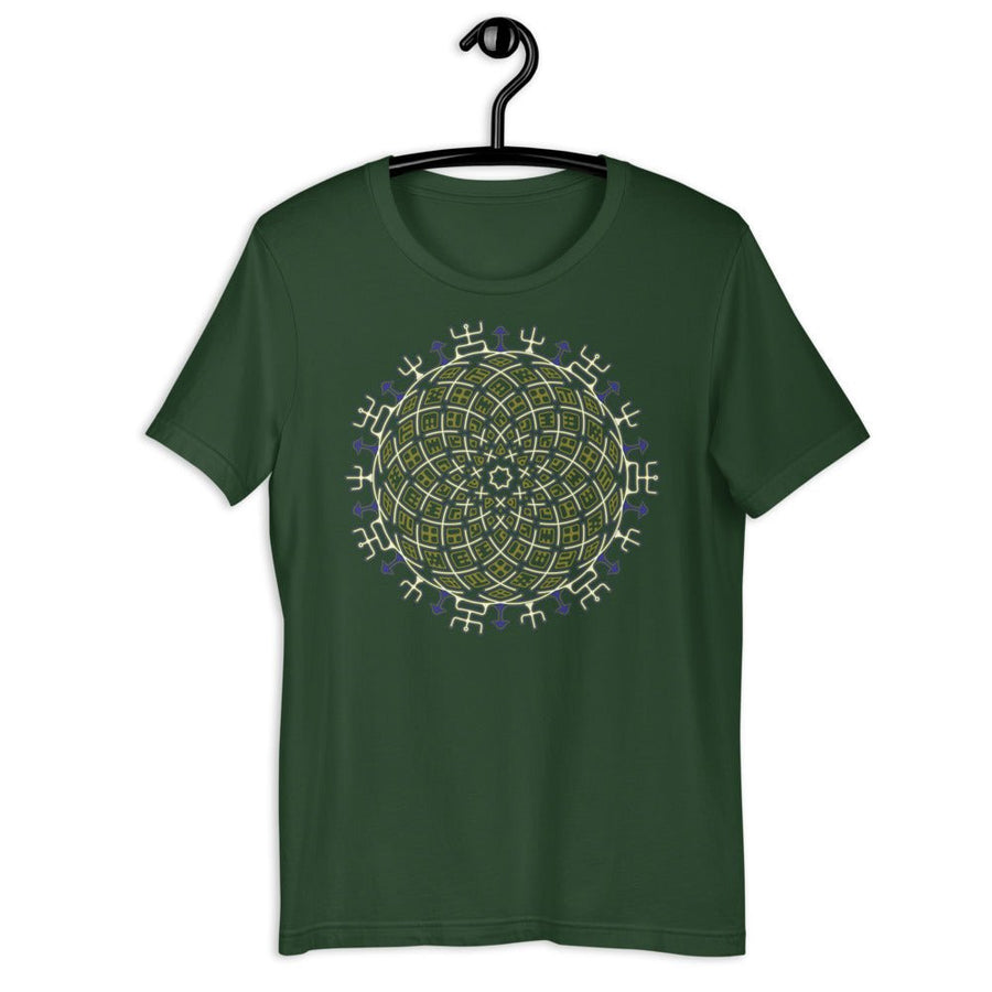 Vortex Cross Short - Sleeve Women T-Shirt - Colors - Made to order - symbolika