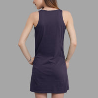 Icaruna Women Dress - Aubergine