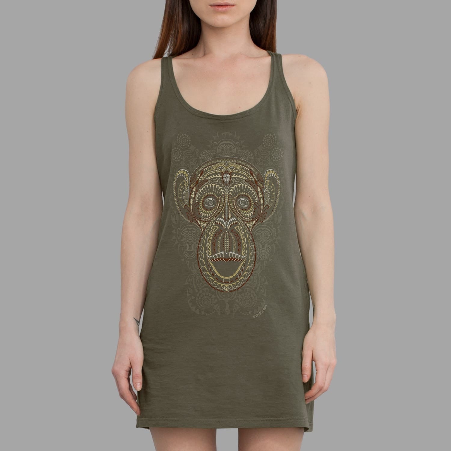 Ta Wise Monkey Dress Choice of Colors — Image 8 by Symbolika