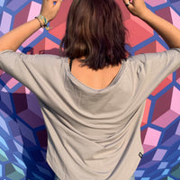 Camiseta suelta Chango para mujer - Perla