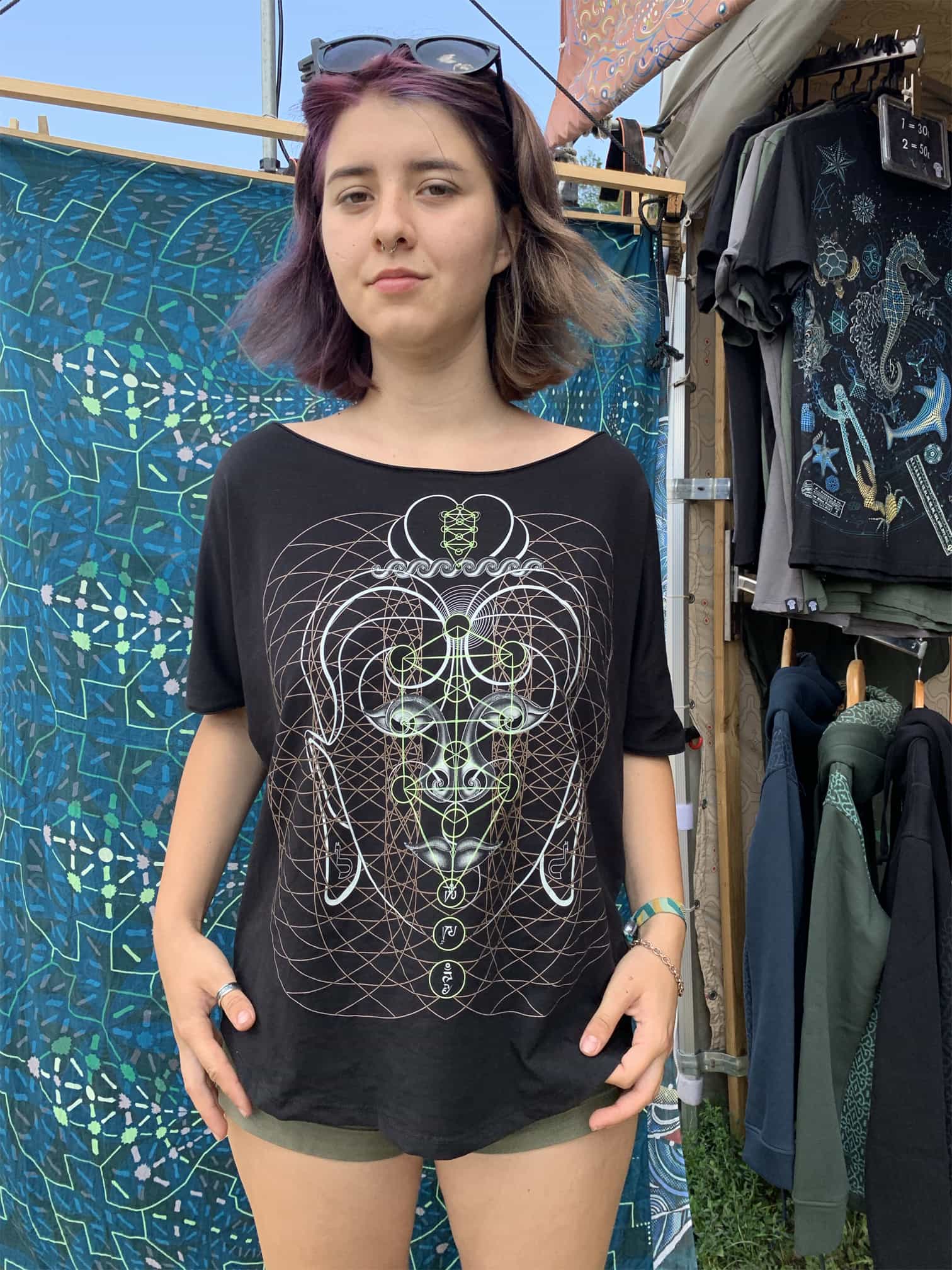 Buddha Vibes Loose T-Shirt Choice of Colors — Image 3 by Symbolika