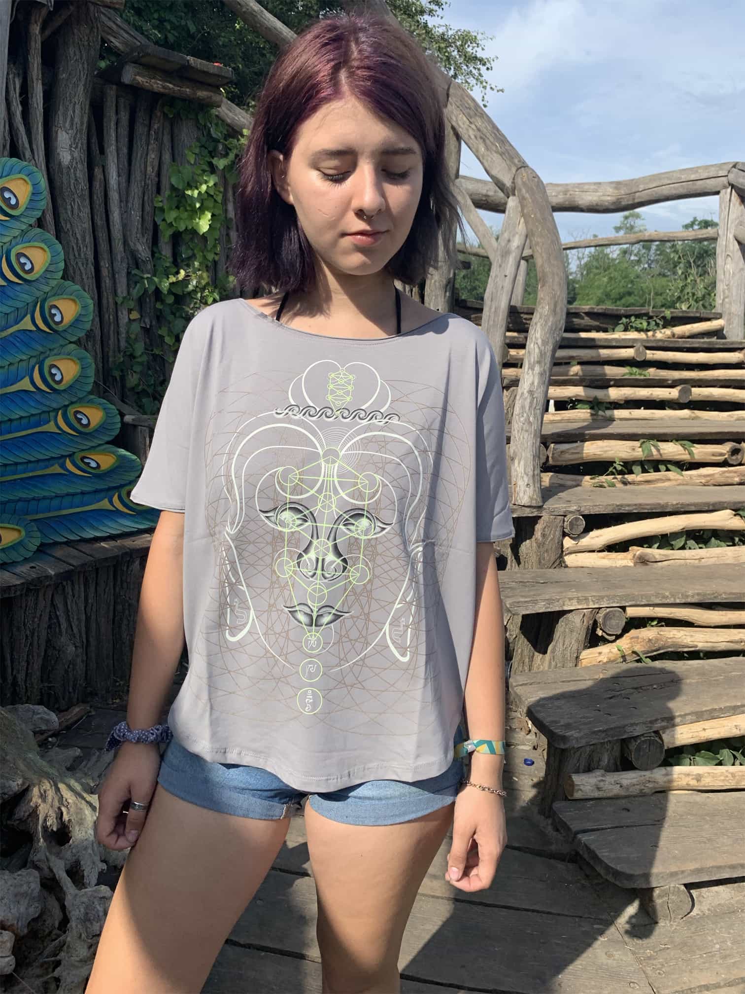 Buddha Vibes Loose T-Shirt — Image 4 by Symbolika