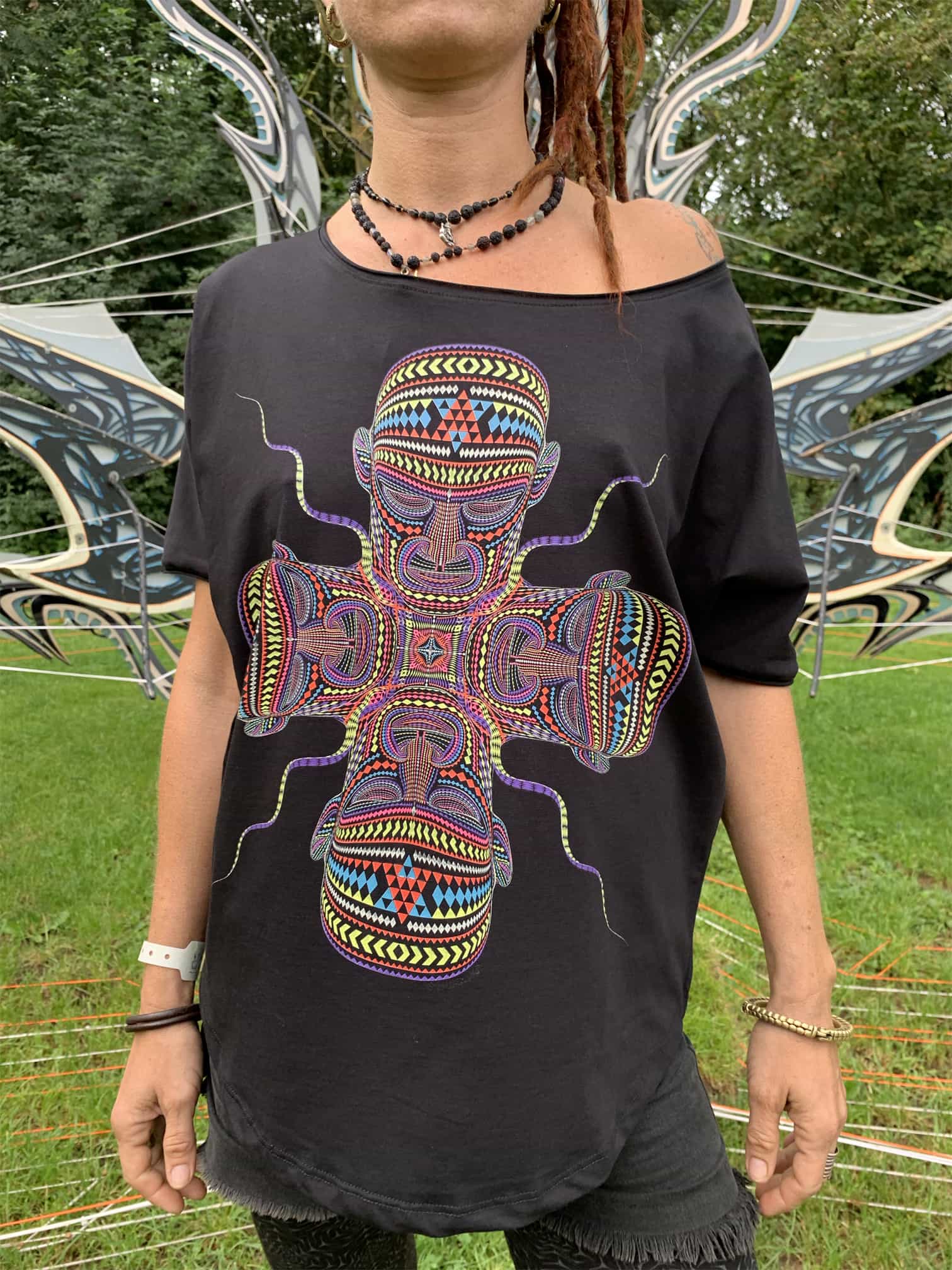 Chango Loose T-Shirt Choice of Colors — visionary art by Symbolika