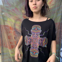 Chango Women Loose T-Shirt - Black