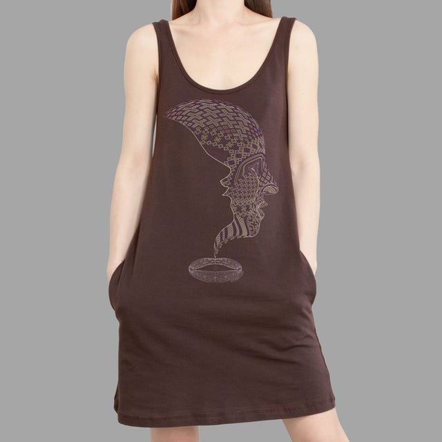 Icaruna Shipibo Kené Art Pocket Dress — Choice of Colors