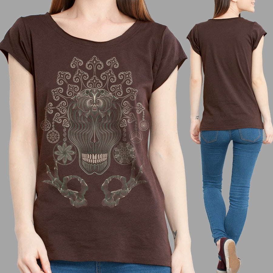 Gulgalta Slim Fit T-Shirt Brown — Image 4 by Symbolika