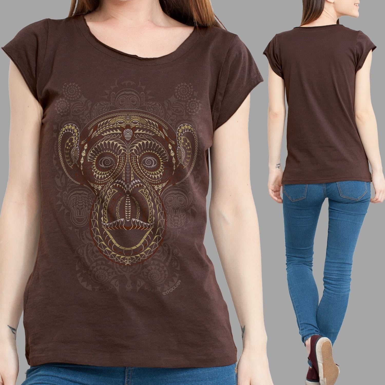 Ta Wise Monkey Slim Fit T-Shirt Choice of Colors — Image 10 by Symbolika
