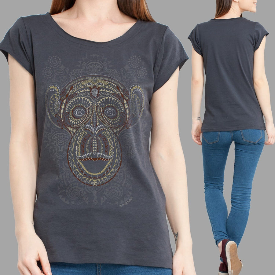 Ta Wise Monkey Slim Fit T-Shirt Choice of Colors — Image 6 by Symbolika