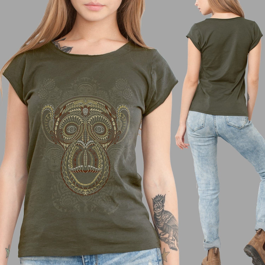 Ta Wise Monkey Slim Fit T-Shirt Choice of Colors — Image 8 by Symbolika
