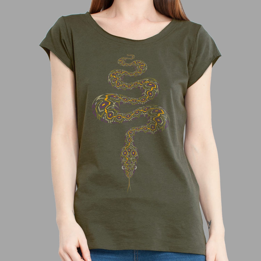 Anakonda T-Shirt Choice of Colors — visionary art by Symbolika