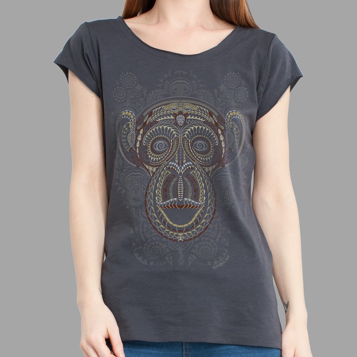 Ta Wise Monkey Slim Fit T-Shirt Choice of Colors — Image 7 by Symbolika