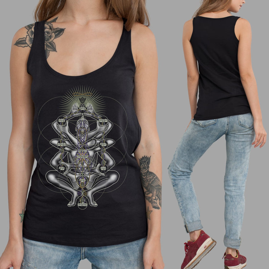 Dance Like A Tree Tank Top Choice of Colors — visionary art by Symbolika
