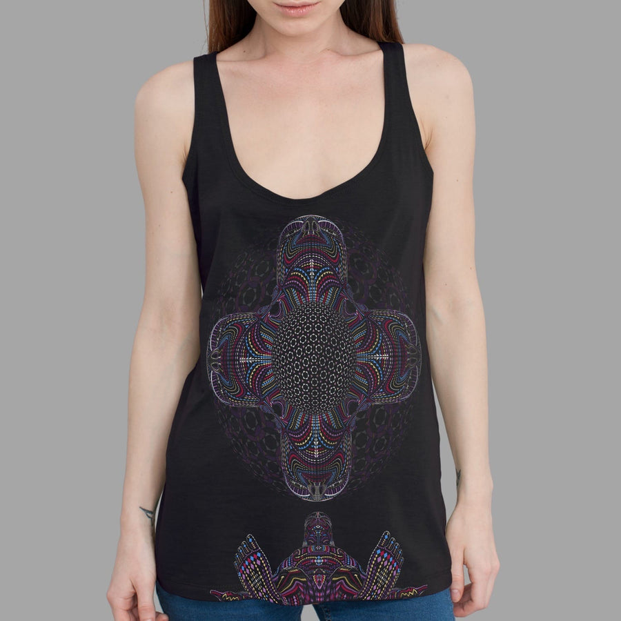 DMT HD Tank Top Black — Image 2 by Symbolika