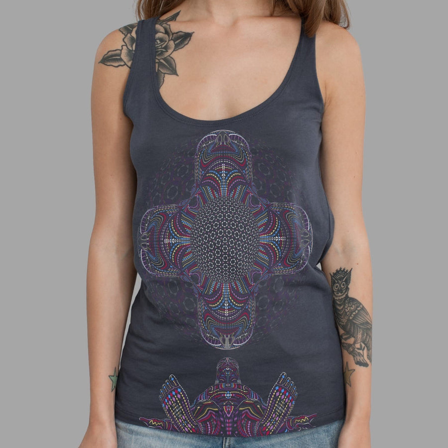 DMT HD Tank Top Grey — Image 2 by Symbolika