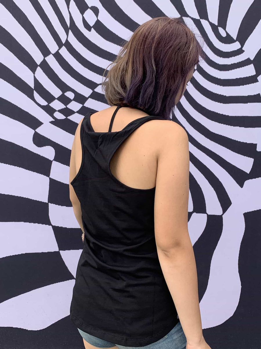 Ganescher Tank Top Black — Image 5 by Symbolika