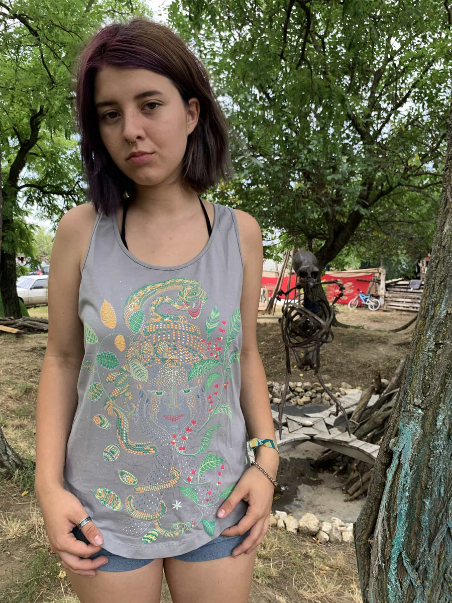 Aya Tank Top — visionary art by Symbolika