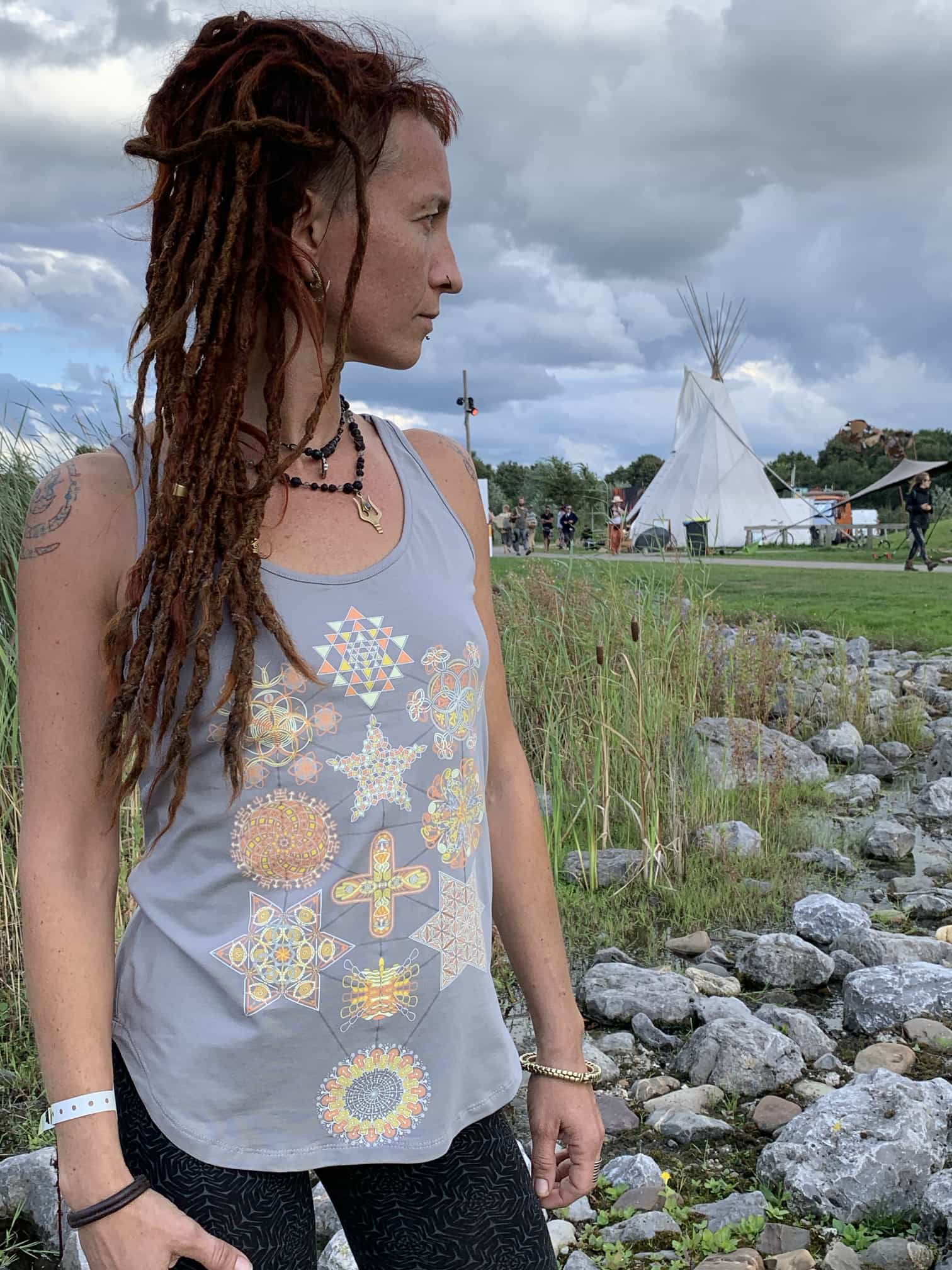 Symbol Tree Tank Top — visionary art by Symbolika